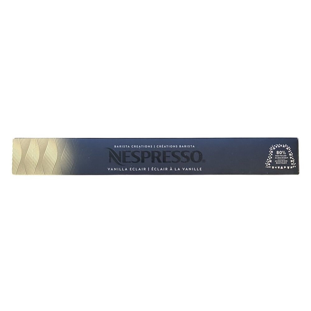 Nespresso Barista Creations Vanilla Eclair Discontinued Rare 10 Capsules BB 8/22